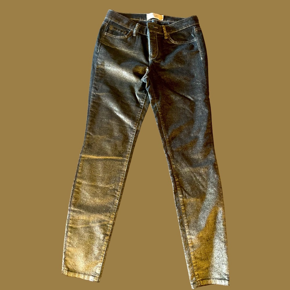 Rachel Roy Denim | Premium Brush Gold 5 Pocket Skinny Jeans | Size 28